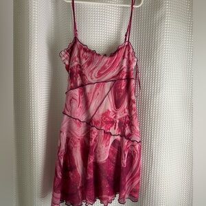 Urban outfitters pink dress size extra small